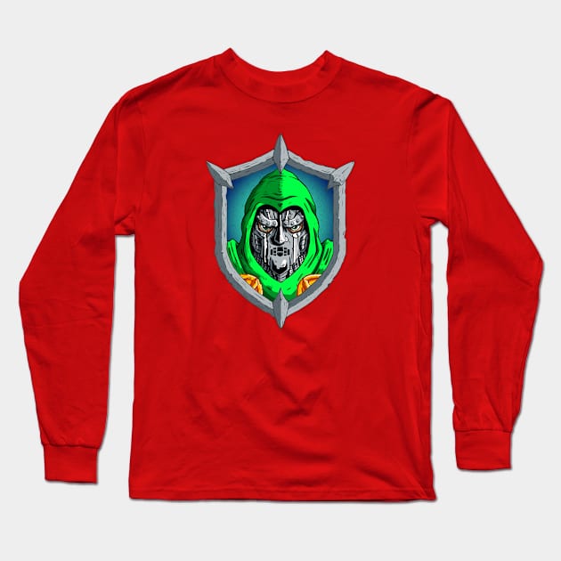 Von Doom Long Sleeve T-Shirt by moosegrinder